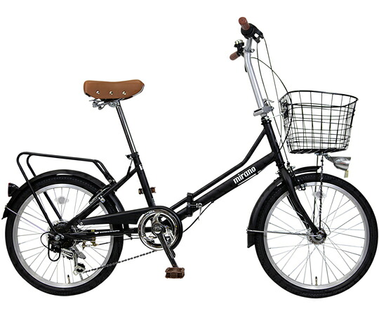 東部 防災サイクル　20型ノンパンクフル装備付折り畳み自転車　マットブラック 1台 TZ-206HD-TC-BK【大型商品の為代引不可】