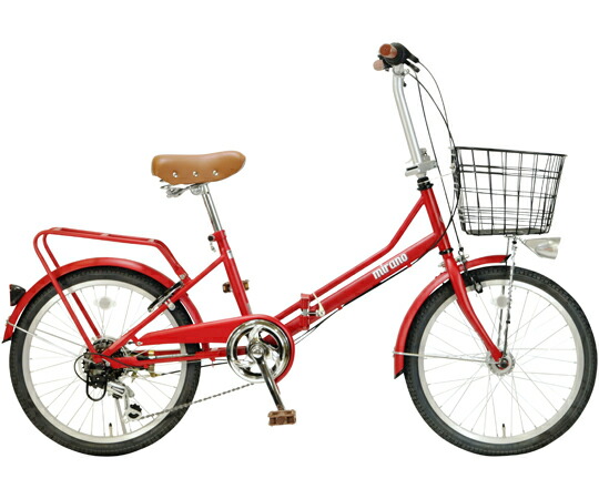 東部 防災サイクル　20型ノンパンクフル装備付折り畳み自転車　マットレッド 1台 TZ-206HD-TC-RD【大型商品の為代引不可】