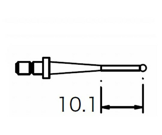 東京精密 RONDCOM73A用スタイラス（汎用）　先端φ1.6 1個 0194 412【大型商品の為代引不可】