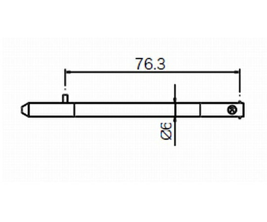 東京精密 RONDCOM73A用スタイラスアームa 1個 M-1014A-0001【大型商品の為代引不可】