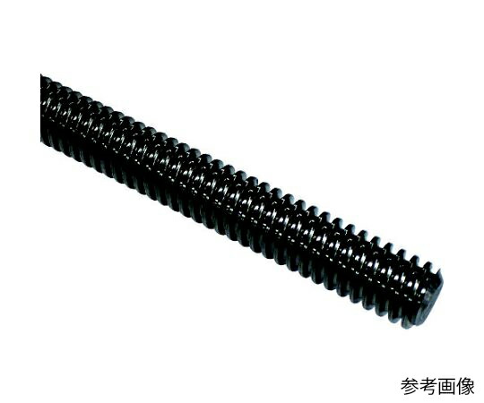 コノエ 30度米突台形螺旋釘（S45C・左ねじ） TR22×1410 1本 NTR22-1410L