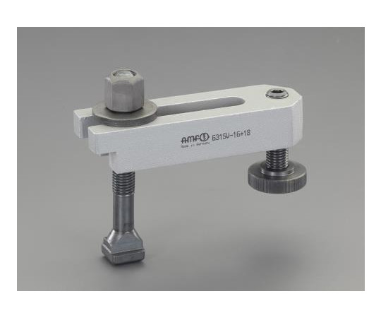 エスコ M12/125粍 ｻﾎﾟｰﾄｽｸﾘｭｰ付ステップクランプ 1個 EA637BG-14