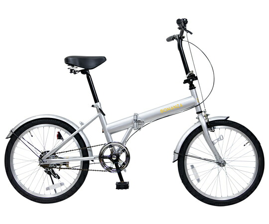 東側 防災循環過程 20型ノンパンク折り畳み銀輪 H型 しろがね色 1台 TZ-200-TC-H-Z【大型商いものの為代引不可】