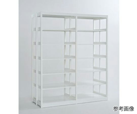ナイキ（NAIKI） 複柱書架 1台 NTMDK-65S-W【大型商品の為代引不可】