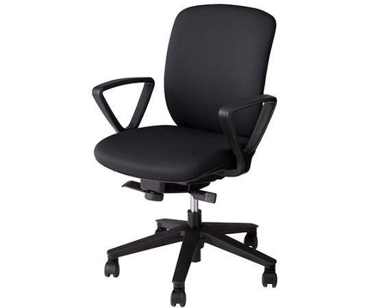ナイキ（NAIKI） 事務用チェアー（肘付） 1脚 VE511-BK【大型商品の為代引不可】