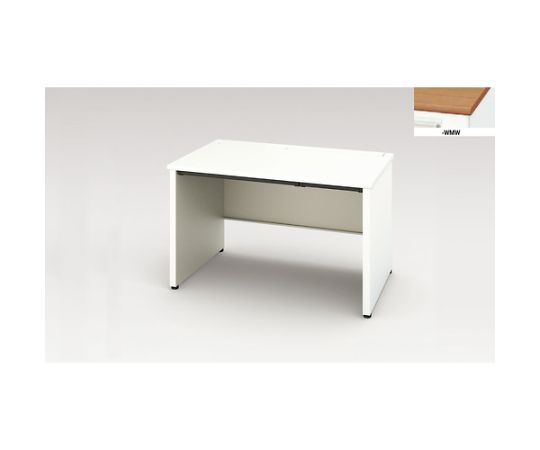 ナイキ（NAIKI） 平デスク　（パネル脚タイプ・浅型引出し付） 1台 XEHH127FP-S-WMW【大型商品の為代引不可】