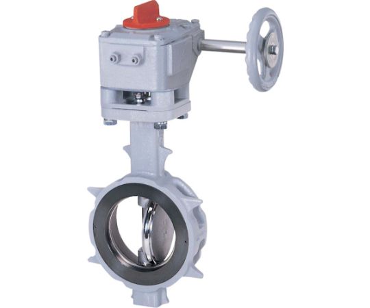 巴バルブ バタフライバルブ JIS10K/150A 304YA-2U SCS13A/SCS13A/R-PTFE ギア 1台 304YA-2U-150-S-R