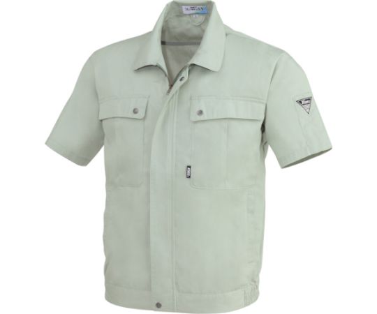 ジーベック 半袖ブルゾン モスグリーン L 1着 9210-61-L