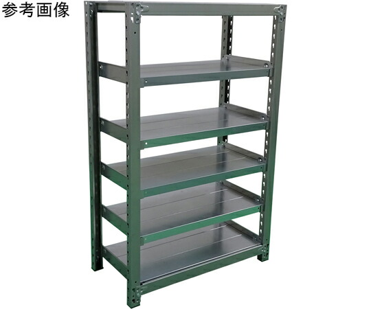 サカエ 高耐食性めっき中量棚（300kg/段・単体・6段） 1855×630×2400mm 1個 MB-3746