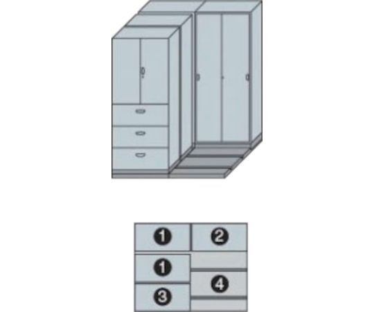 ナイキ(NAIKI) NW型並行移動書庫用ベース 1台 MNW-3221-ACC【大型商品の為代引不可】