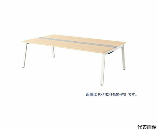 ナイキ（NAIKI） 大型ベンチテーブル （基本型） （両面タイプ） 1台 RXFN1212K-WS【大型商品の為代引不可】