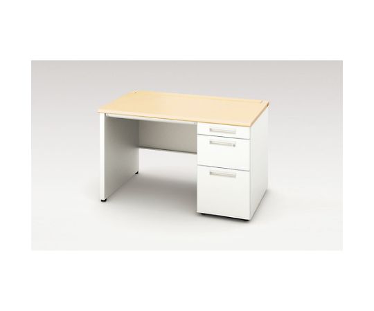 ナイキ（NAIKI） 片袖デスク（パネル脚） 1台 XEHH127BP-WS【大型商品の為代引不可】