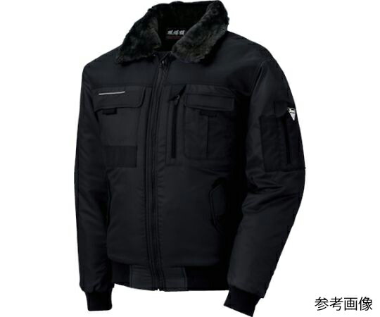 ジーベック 現場服 防寒ブルゾン 5L 黒 5L 1着 222-90-5L