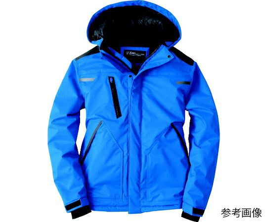 ジーベック 雨合羽防寒上衣 青み M 1着 562-40-M
