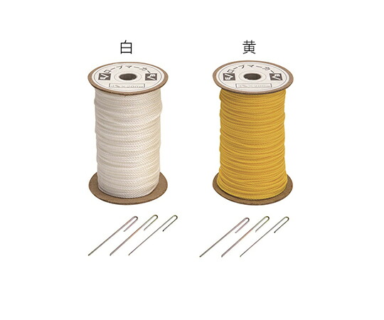 エバニュー 荷縄目じるし 3×300 黄 1組 EKA182-400