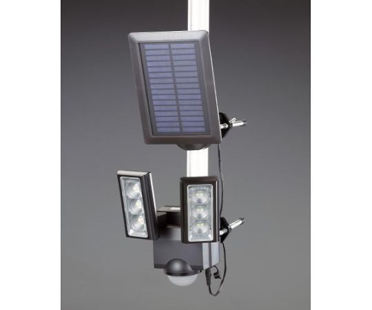 エスコ ２灯 ＬＥＤ検出器ともし火(ｿｰﾗｰ申し受ける式) 1個 EA864CB-29A
