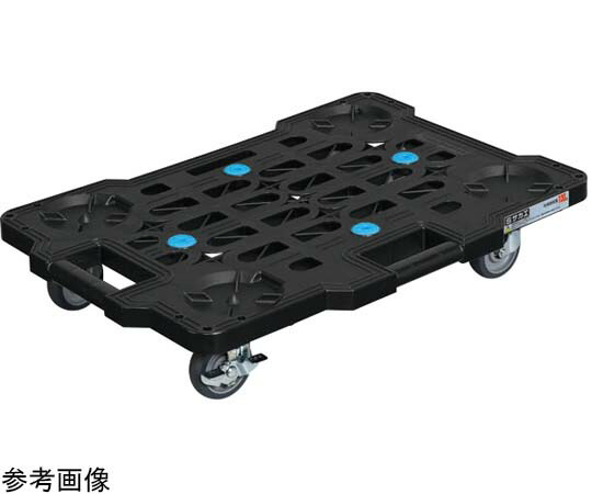 サカエ メッシュキャリー（サイレントエラストマー）ブラック 620×430 4輪自在（ストッパー） 1個 SCR-M450SEBKS【大型商品の為代引不可】 7,397円