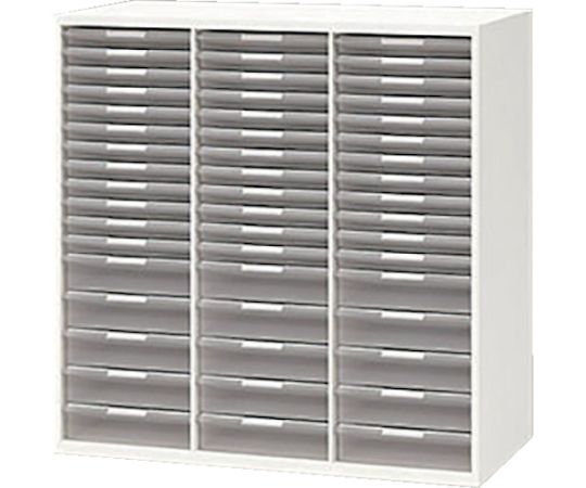 ナイキ(NAIKI) トレー書庫(コンビ・B4用) 1台 CW-0909BLC-W【大型商品の為代引不可】