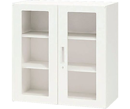 ナイキ（NAIKI） ガラス引違い書庫（枠付） 1台 CWS-0909HG-WW【大型商品の為代引不可】 55,847円