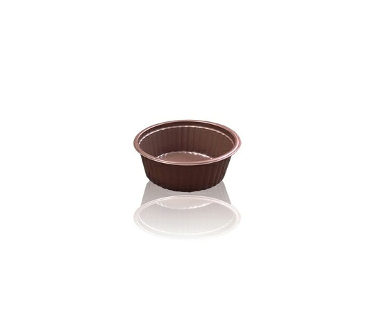 中央化学 惣菜容器 BAKEQ 96φ-180cc（茶）本体 2000枚 1ケース(2000枚入) 263327 65,057円