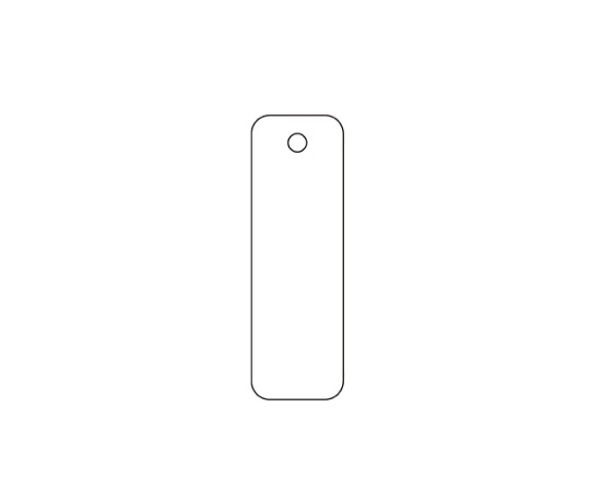 ストア・エキスプレス 小物用さげ札（色糸付き） 1×3.1cm 1セット（1000枚入） 1セット(1000枚入) 61-238-16-2