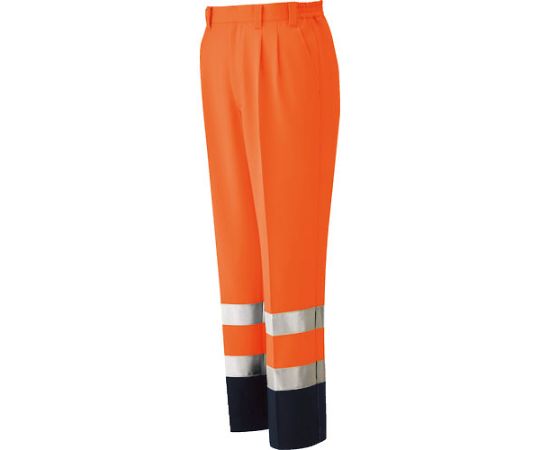 ミドリ安全 秋冬御役目服 高視認/帯電押しとどめるJIS判定基準其れ相応品イージーフレックスパンツ VE325下 オレンジ色 3L 1着 VE325-SITA-3L