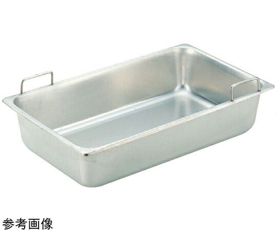 スギコ産業 18-8手持ち部分付泊まり食麺麭 （右上・ななめ手持ち部分打っ付け印字機）1/2大きさ H150粍 1個 SH-1506H-R