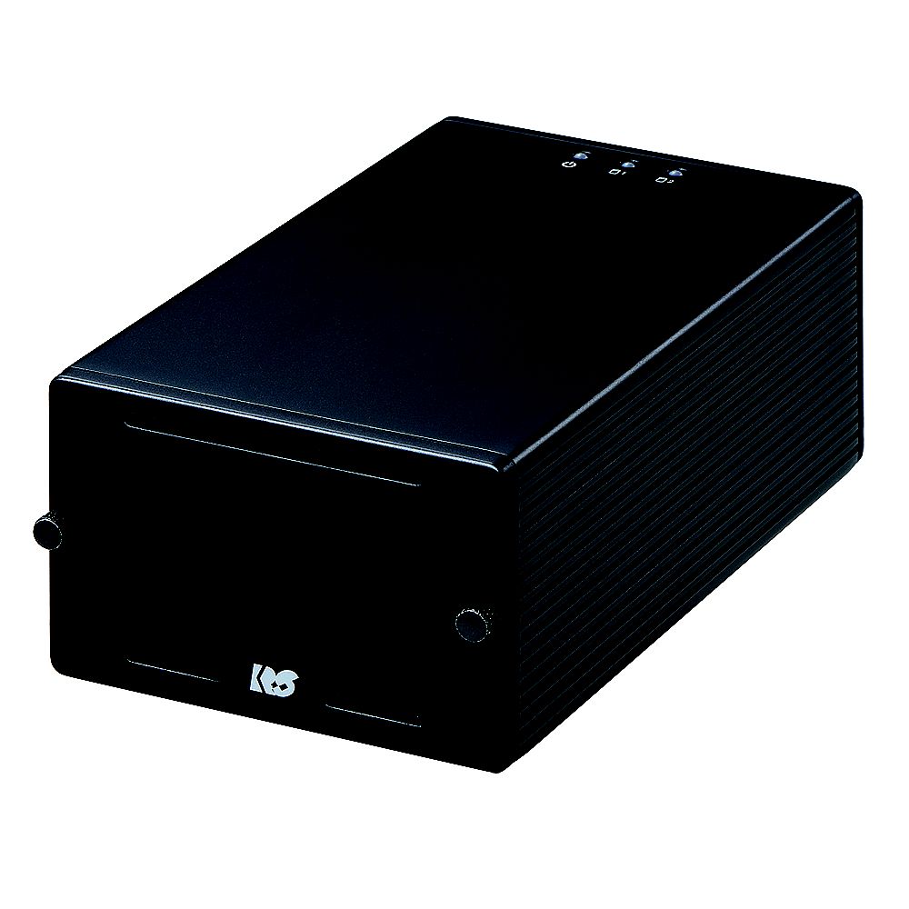ラトックシステム USB3.2 Gen2 RAID入れもの（2.5inHDD/SSD 2台用・10Gbps相応う） 1個 RS-EC22-U31R
