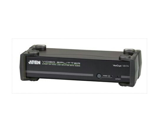 ATENジャパン 1入力　4出力　デュアルリンクDVIビデオスプリッター 1式 VS174