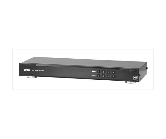 ATENジャパン 4インプット4最終生産物 4K相応う HDMIマトリックスビデオスイッチ 1式 VM0404HA
