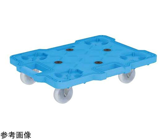 サカエ キャリー（ナイロン車）520×390mm ブルー 自在固定2 1個 SCR-B400NKB【大型商品の為代引不可】