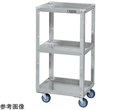 サカエ 軽銀特別手押し車 エラストマー車 400×450粍 1個 SPF-03JAL