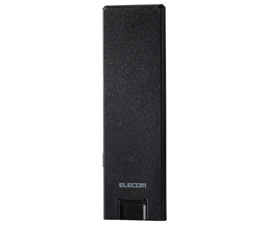 エレコム 超薄型11ac　2x2中継器　ブラック 1個 WTC-1167US-B