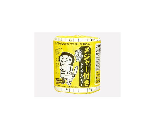 林製紙 おもしろトイレットペーパーメジャー付1RW30M 1箱（100本入） 1箱(100本入) 2912