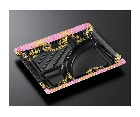 中央化学 弁当容器 CTみちる K24-20C百花P-BK身 600枚 1ケース(600枚入) 370031