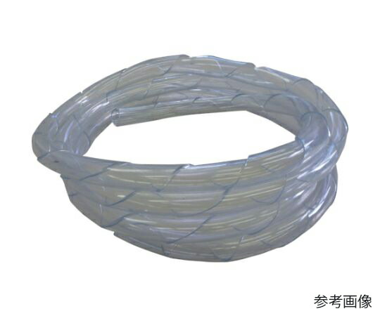 中村工業 ワイヤロープ用クッションカバー　くるっと　クリア　5M 1本 C32-5【大型商品の為代引不可】