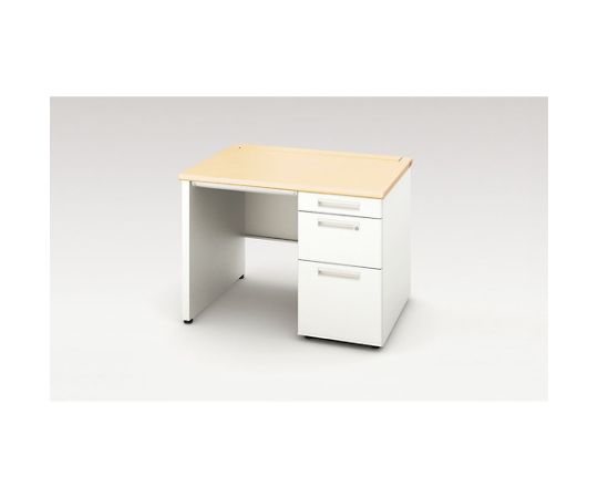 ナイキ（NAIKI） 片袖デスク（パネル脚） 1台 XEHH107BP-WS【大型商品の為代引不可】