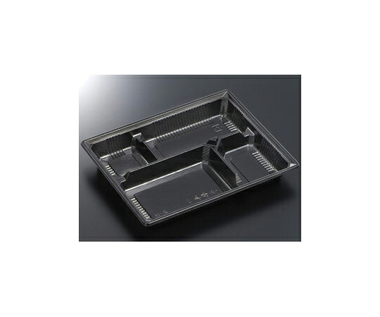 中央化学 弁当容器 HS古今L-4 黒ME 身 400枚 1ケース(400枚入) 237206