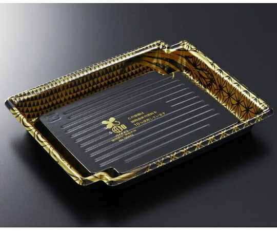 中央化学 刺身・鮮魚容器 BCFかく鉢 20-16 彰BK-BK 身 800枚 1ケース(800枚入) 15354
