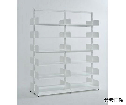 ナイキ（NAIKI） 単柱書架 1台 NTSAK-66D-W【大型商品の為代引不可】