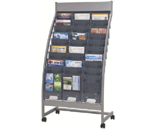 ナイキ（NAIKI） パンフレットスタンド　783×465×1500 1台 PR813-10【大型商品の為代引不可】 93,946円