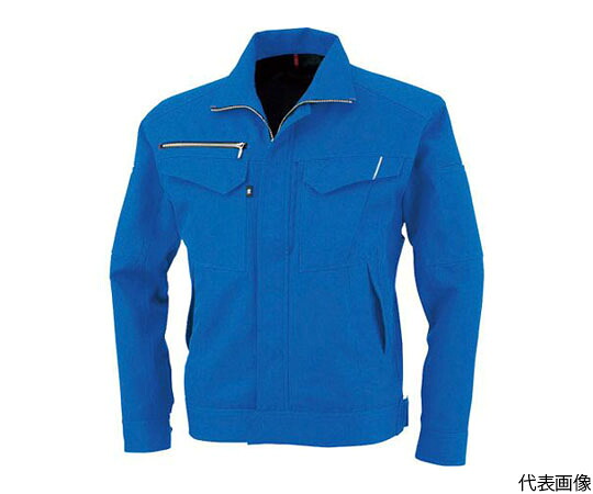 CO-COS 長袖ブルゾン スカイブルー 5Lサイズ 1着 A-8071-16-5L
