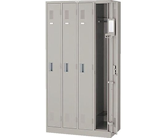 ナイキ（NAIKI） 4人用ロッカー 1台 LK4JN-W【大型商品の為代引不可】