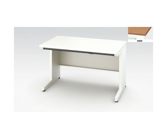 ナイキ（NAIKI） 平デスク　（浅型引出し付） 1台 XEHH127F-S-WMW【大型商品の為代引不可】