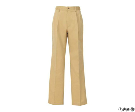 アイトス メンズチノパンツ（2タック）　ベージュ　120 1着 54502-002-120