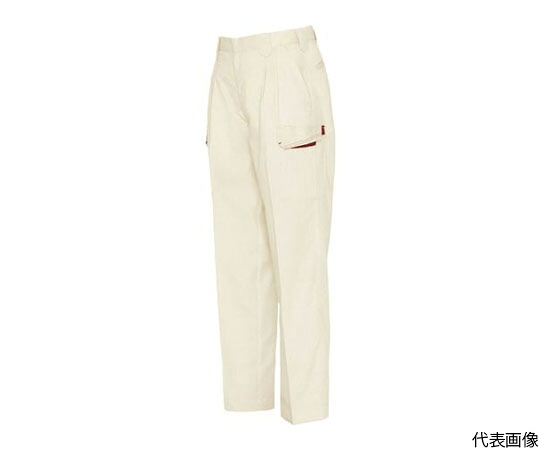 アイトス カーゴパンツ（2タック）　ベージュ×ワインレッド　125 1着 5554-002-125