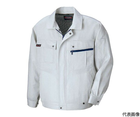 アイトス 長袖サマーブルゾン（無地）（男女兼用）　シルバーグレー　S 1着 5590-003-S