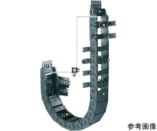 イグス エナジーチェーン　ケーブル保護管　10リンク 1個 2400.03.250.0-10L【大型商品の為代引不可】