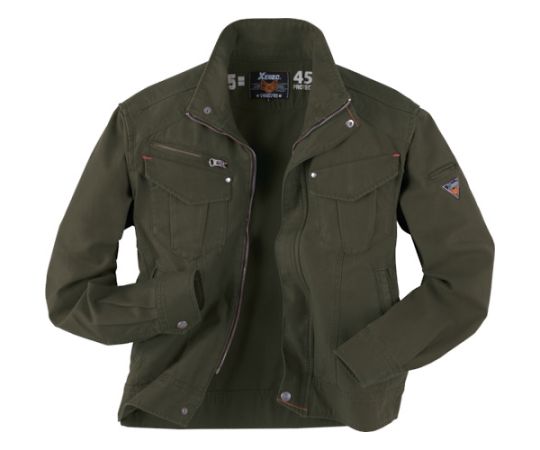 ジーベック 長袖ブルゾン OD 3L 1着 2140-64-3L