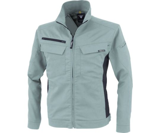 ジーベック 裏綿ストレッチ長袖ブルゾン ミストグリーン 5L 1着 1514-605-5L